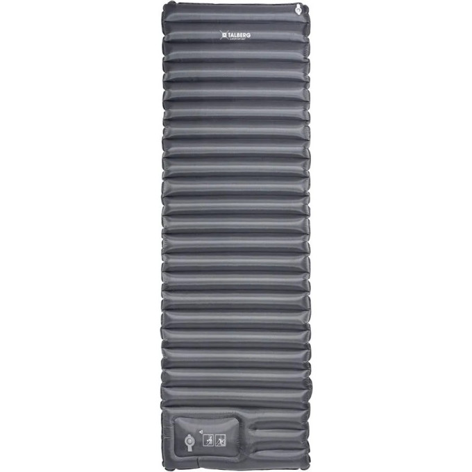 Коврик надувной TALBERG LUXOR AIR GREY MAT оливковый 4673727793355